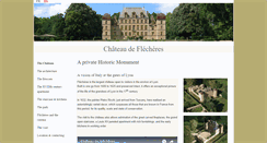 Desktop Screenshot of chateaudeflecheres.com